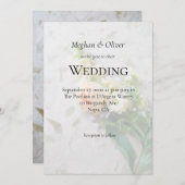 Perzikkleurige roodroos kaart (Voorkant / Achterkant)