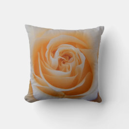 Perzikkleurige Roos Pillow Kussen