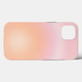 Perzikkleurige verloop Case-Mate iPhone case (Achterkant (horizontaal))