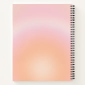 Perzikkleurige verloop notitieboek (Achterkant)