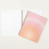 Perzikkleurige verloop planner (Display)