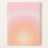 Perzikkleurige verloop planner (Achterkant)