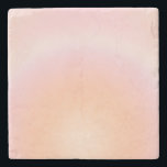 Perzikkleurige verloop stenen onderzetter<br><div class="desc">Gradiëntontwerp - aura-effect - perzik fuzz gradiënt.</div>