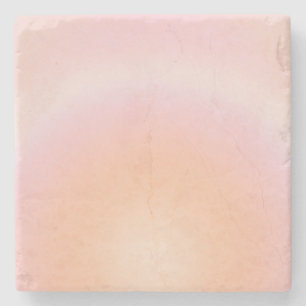 Perzikkleurige verloop stenen onderzetter
