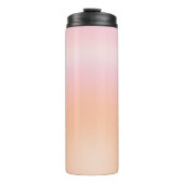 Perzikkleurige verloop thermosbeker (Voorkant)