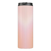 Perzikkleurige verloop thermosbeker (Achterkant)