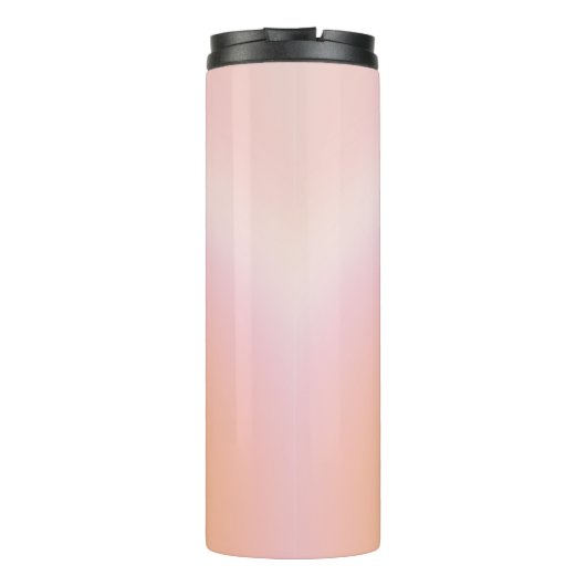 Perzikkleurige verloop thermosbeker (Achterkant)