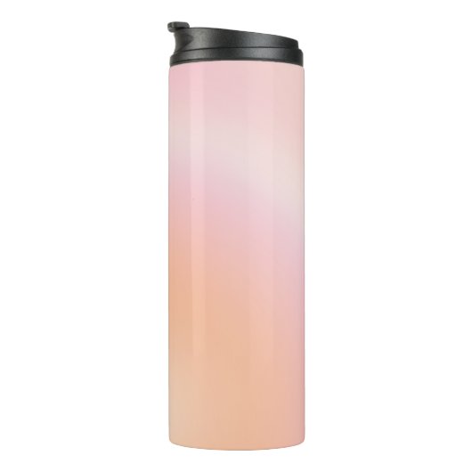 Perzikkleurige verloop thermosbeker (Geroteerd rechts)
