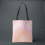 Perzikkleurige verloop tote bag<br><div class="desc">Gradiëntontwerp - aura-effect - perzik fuzz gradiënt.</div>