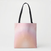 Perzikkleurige verloop tote bag (Voorkant)