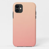 Perzikkleurige verloopachtergrond Case-Mate iPhone case (Achterkant)
