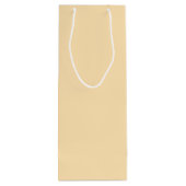 Perzikkleurige waszak wijn cadeautas (Achterkant)