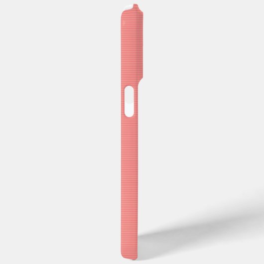 Perzikkleurtonen Elegante Moderne Monogramnaam Case-Mate iPhone Case (Achterkant / Rechts)