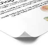 Perzikknollen Late Night Diaper-teken Poster (Hoek)