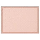 Perzikkoraal Grijs Plaid Tafelkleed voor Gezellig  (Voorkant (Horizontaal))