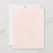 Perzikkream Hydrangeas Brunch & Bubable Invite Kaart (Achterkant)