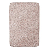 Perzikkrem Blush leopard Print Glitter Badmat (Voorkant Verticaal)