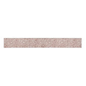 Perzikkrem Blush leopard Print Glitter        Grosgrain Lint (Voorkant)