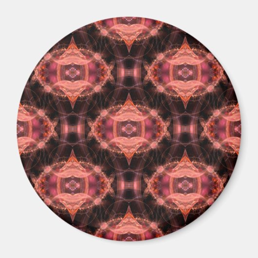 Perzikkristallen... Magneet (Voorkant)