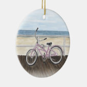 Perzikkruiser op de stoep keramisch ornament (Rechts)