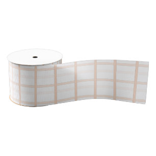Perzikkwadraat Grosgrain Lint