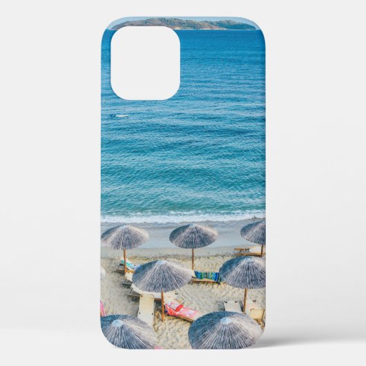 Perziklounge aan de kust met het oog op het zee Case-Mate iPhone case (Achterkant)
