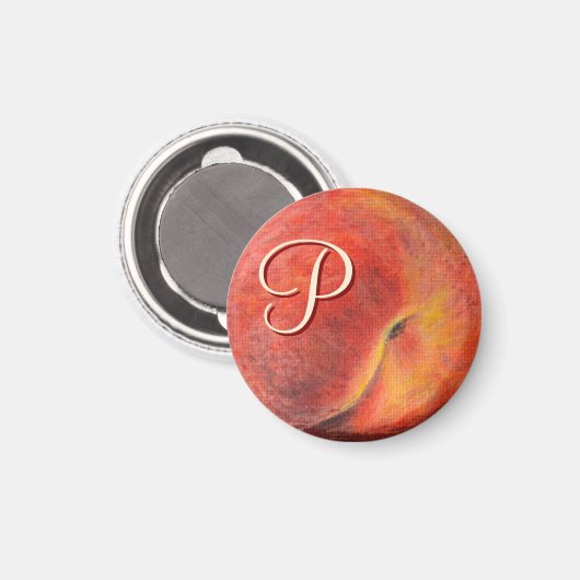 Perzikmagneet Magneet (Voorkant / Achterkant)