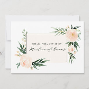 Perzikmaiden en waterverf-maiden