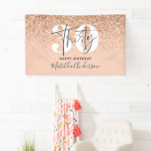 Perzikmeisjes moderne glitter-film 30-jarig decor spandoek (Insitu)