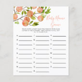 Perziknaam Baby Shower Game (Voorkant)