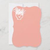 Perzikpalmplankbord voor stambestemming kaart (Achterkant)