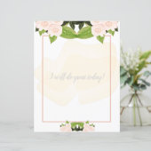 Perzikpapier voor Rozen (Staand voorkant)