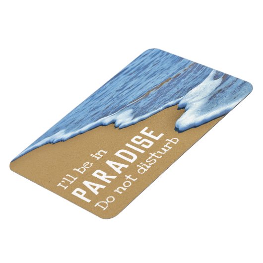 Perzikparadijs, niet storen magneet (Linkerzijde)