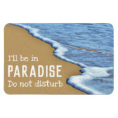 Perzikparadijs, niet storen magneet (Horizontaal)