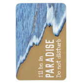 Perzikparadijs, niet storen magneet (Verticaal)