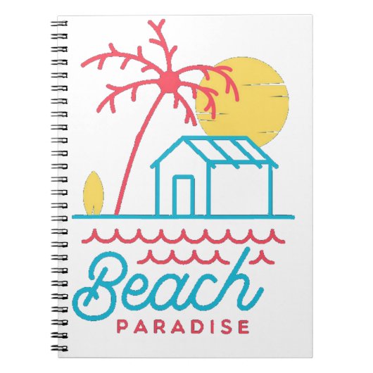 Perzikparadijs schattig notitieboek (Voorkant)