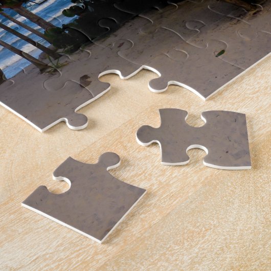 Perzikparadise in Riviera Maya - Puzzle Legpuzzel (Zijkant)