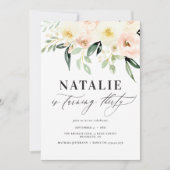 Perzikpartij waterverf 30e verjaardag (Voorkant)