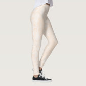 Perzikpasta Floral Delicate Powder Cream Lace Leggings (Rechts)
