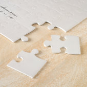 Perzikpasta (Prunus Persica) Waterverf Legpuzzel (Zijkant)