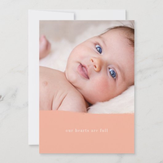 perzikperfectie aankondiging (Achterkant)