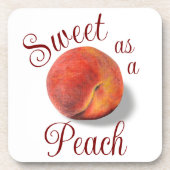 perzikplastic Onderzetter (Voorkant)