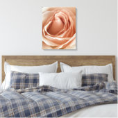 PerzikRoos Canvas Afdruk (Insitu (Slaapkamer))