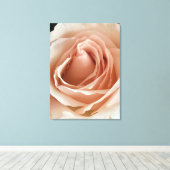 PerzikRoos Canvas Afdruk (Insitu (Houten vloer))