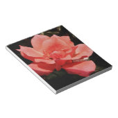 perzikroos en -druppels notitieblok (Schuin)