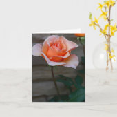 PerzikRoos Kaart (Gele Bloem)