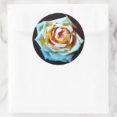 PerzikRoos Ronde Sticker (Tas)