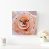 PerzikRoos Vierkante Klok (Huis)