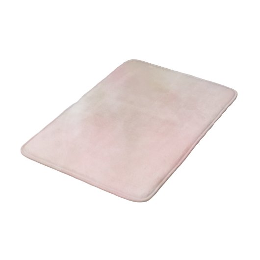 Perzikroze bleekkleurige kleurstof Waterverf Badmat (Gekanteld)