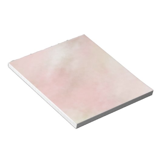 Perzikroze bleekkleurige kleurstof Waterverf Notitieblok (Schuin)